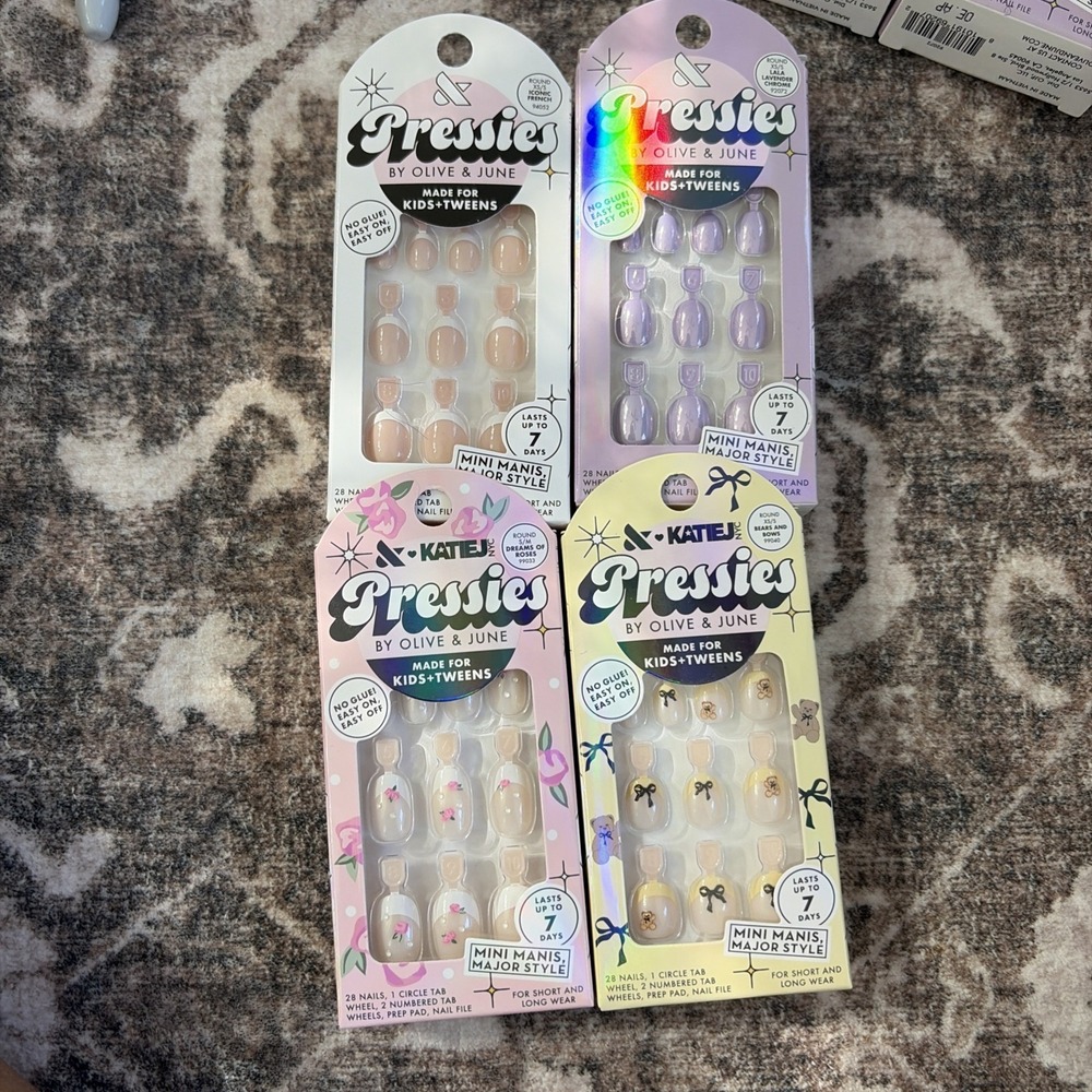 4 X Pressies Olive & June kids tweens nails
